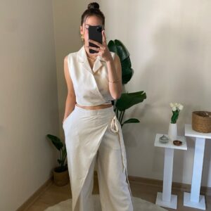 Zamansız Zarafet: Keten Takım Set